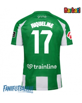 Real Betis Rodrigo Riquelme #17 Tricou Fotbal Replică 2025-26 Barbati Acasa